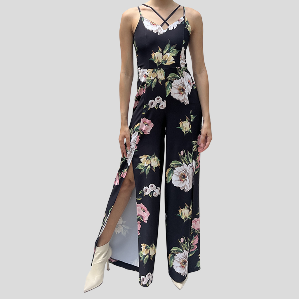 TUTINA SPACCHI FIORI NERO